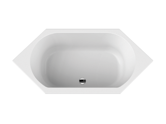 6-Eck-Badewanne Acryl